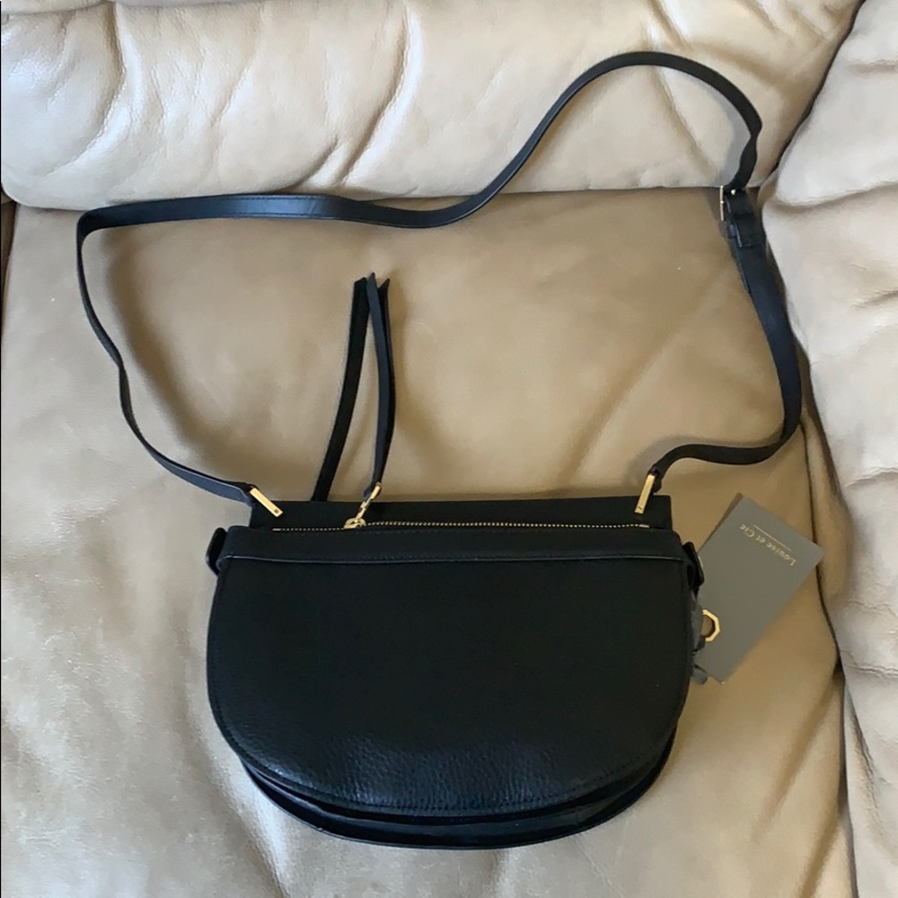 Louise et Cie black leather Medium crossbody bag